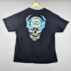 WWF WWE Stone Cold Steve Austin316 Smoking Skull T-Shirt Double Sided Size XL